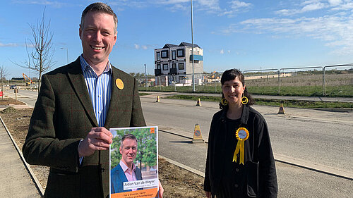 Mayoral candidate Aidan Van de Weyer launches vision to create a greener and fairer society