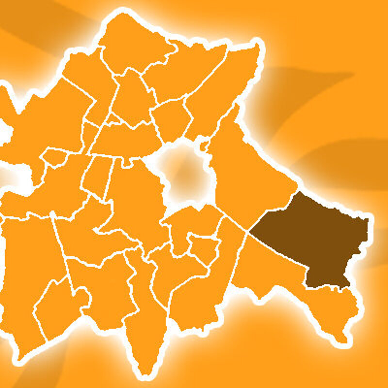 Balsham Map showing the location of Balsham ward in South Cambridgeshire district