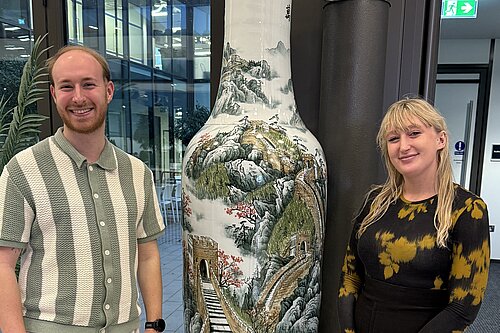 Cllrs Rory Clark and Yasmin Deter