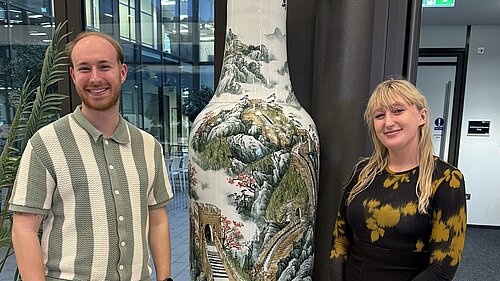 Cllrs Rory Clark and Yasmin Deter