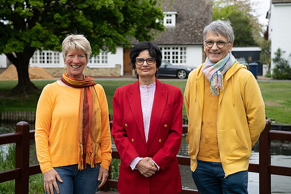 Pippa Heylings, Sunita Hansraj and Martin Cahn Lib Dem district councillors for Histon and Impington